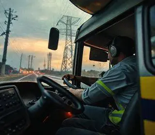 motorista de ônibus passa mal