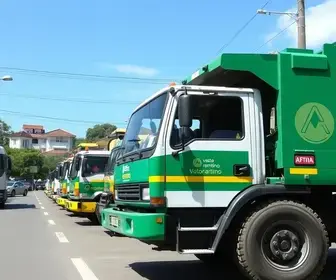 coleta de lixo em Votorantim